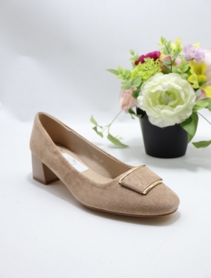 Czółenki damskie na obcasie (36-41) 5015 PINK