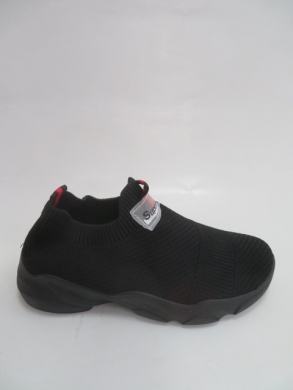 Buty sportowe damskie na płaskim (36-41) JR801 BLACK