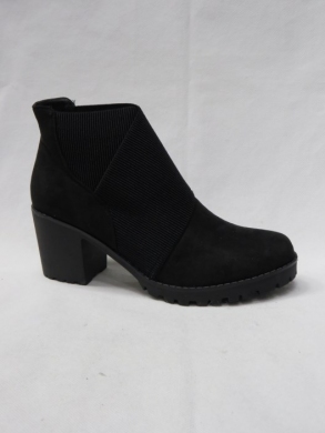 Botki damskie ocieplane na obcasie (36-41) HX309 BLACK