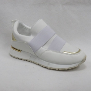 Buty sportowe damskie na płaskim (36-41) AB1785 WHITE