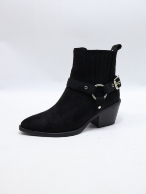 Botki damskie na obcasie (36-41) 68437 BLACK