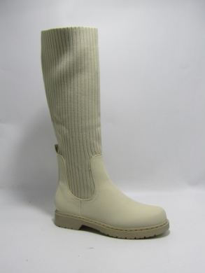 Kozaki damskie na płaskim (36-41) HB-182 BEIGE