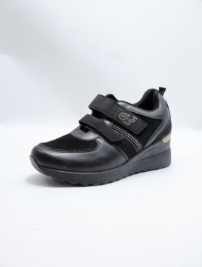 Buty sportowe damskie na koturnie (36-41) J-139 BLACK