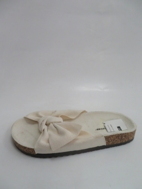 Klapki damskie na płaskim (36-41) FRS-1 BEIGE