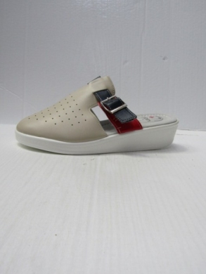 Klapki damskie na płaskim (36-42) B12-5 BEIGE