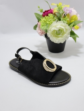 Sandały damskie na płaskim (36-41) DD255 BLACK