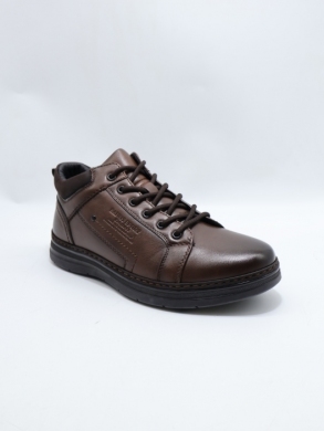 Półbuty męskie ocieplane (40-45) 62008-3 BROWN