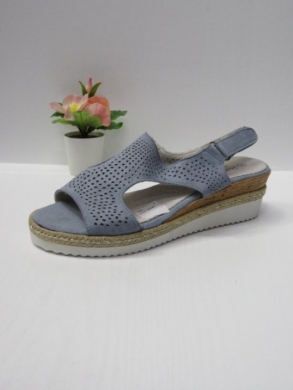 Sandały damskie na koturnie (36-41) 0516 LBLUE