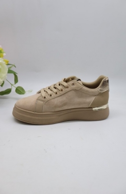 Buty sportowe damskie na płaskim (36-41) EV-556 BEIGE