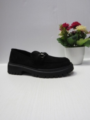 Mokasyny damskie na płaskim (36-41) E7210-11 BLACK