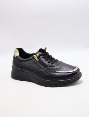 Buty sportowe damskie na płaskim (36-41) BK-616 BLACK