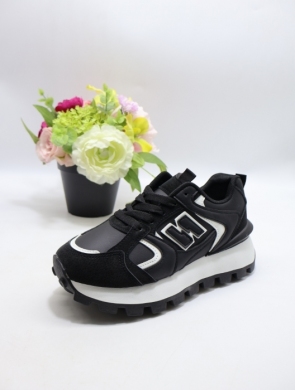 Buty sportowe damskie na płaskim (36-41) HZ-405 BLACK