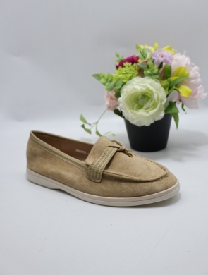 Mokasyny damskie na płaskim (36-41) 82059 KHAKI
