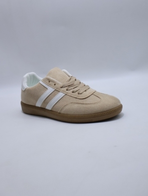 Buty sportowe damskie na płaskim (36-41) 6610 BEIGE