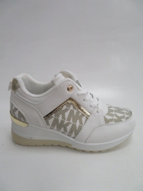 Buty sportowe damskie na koturnie (36-41) 2147 BEIGE