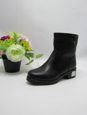 Botki damskie ocieplane na obcasie (36-41) C2263-1 BLACK