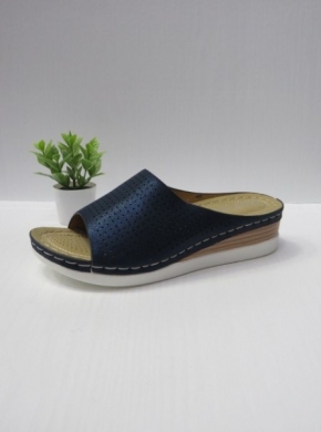 Klapki damskie na koturnie (36-41) N22-881 BLUE
