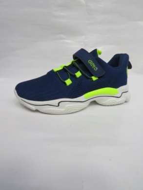 Buty sportowe chłopięce (32-37) F776 NAVY/GREEN