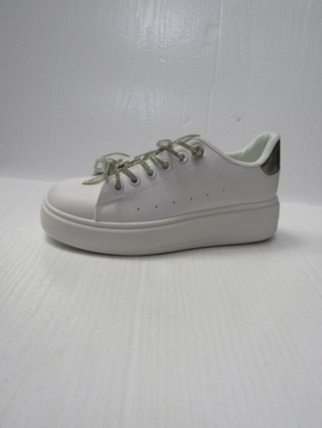 Buty sportowe damskie na płaskim (36-41) AD878 SILVER