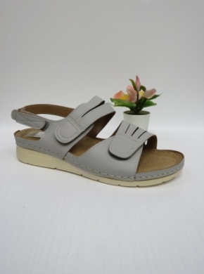 Sandały damskie na koturnie (36-41) KH1102 LGREY