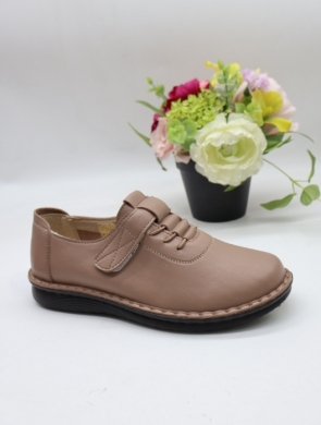 Półbuty damskie na płaskim (36-41) 60677-7 KHAKI
