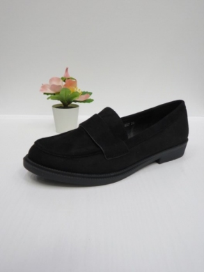 Mokasyny damskie na płaskim (36-41) HX07 BLACK