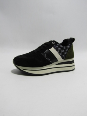 Buty sportowe damskie na płaskim (36-41) JF2982 BLACK