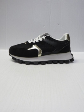 Buty sportowe damskie na płaskim (36-41) C2145 BLACK
