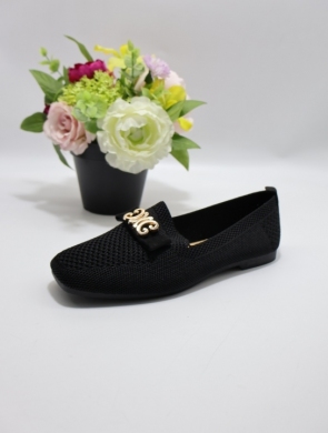 Mokasyny damskie na płaskim (36-41) 6294-1 BLACK