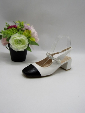 Sandały damskie na obcasie (36-41) A22-310 WHITE