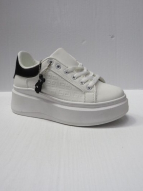 Buty sportowe damskie na płaskim (36-41) M20 WHITE/BLACK