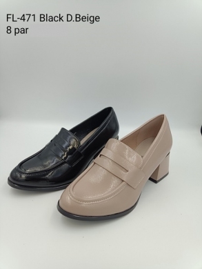 Półbuty damskie na obcasie (36-41) FL-471 BLACK