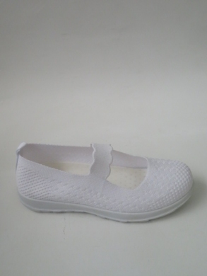Tenisówki damskie na płaskim (36-41) D37-3 WHITE