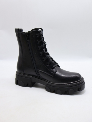 Botki damskie na płaskim (36-41) DE304P BLACK