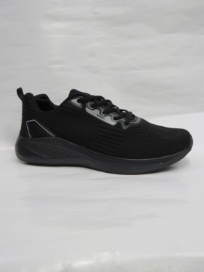 Buty sportowe damskie na płaskim (36-41) S1201-1 BLACK