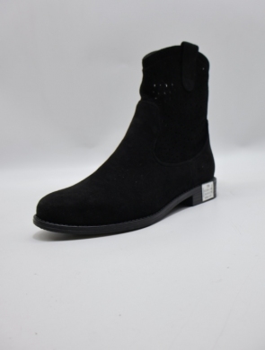 Botki damskie na płaskim (36-41) H2320-1 BLACK