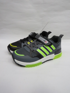 Buty sportowe chłopięce (26-31) D11-4 LAMPKA BLACK/GREY