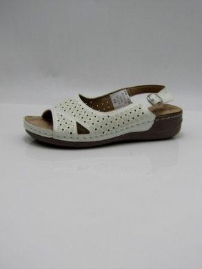 Sandały damskie na koturnie (36-41) 6753-4 WHITE