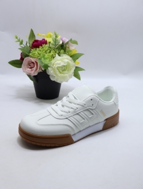 Buty sportowe damskie na płaskim (36-41) FZL-12 WHITE