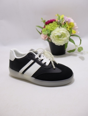 Buty sportowe damskie na płaskim (36-41) K1752 BLACK