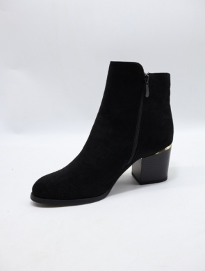 Botki damskie ocieplane na obcasie (36-41) BM65 BLACK