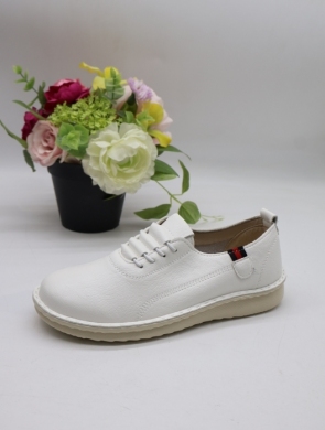Półbuty damskie na płaskim (36-41) L705 WHITE