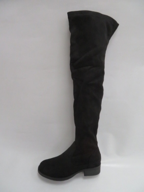 Kozaki damskie jesienne na płaskim (36-41) E4832 BLACK