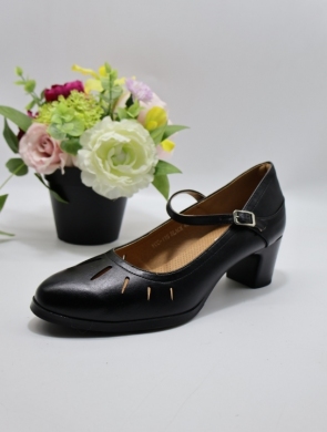 Czółenki damskie na obcasie (36-41) YCC-115 BLACK
