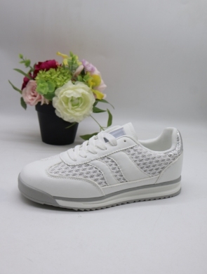 Buty sportowe damskie na płaskim (36-41) 8-260 WHITE