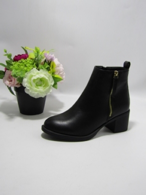 Botki damskie ocieplane na obcasie (36-41) JD2317-2 BL/PU