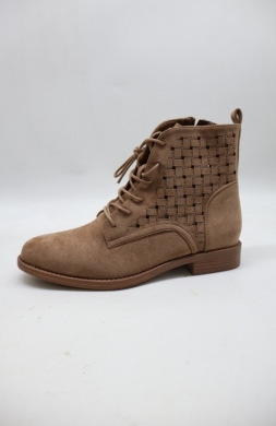 Botki damskie na płaskim (36-41) H2525-3 COFFE