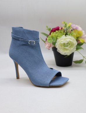 Sandały damskie na szpilce (36-41) 8173-01 BLUE