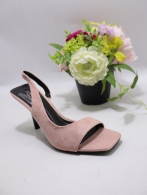 Sandały damskie na szpilce (36-41) 100-515 PINK