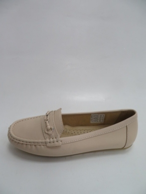 Mokasyny damskie na płaskim (36-41) 16-890 BEIGE